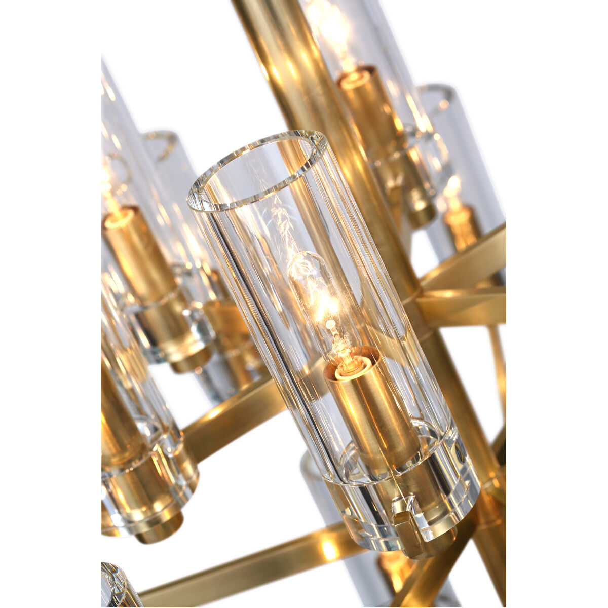 Chapman & Myers Sonnet LED 42 inch Antique-Burnished Brass Chandelier Ceiling Light in (None), Large