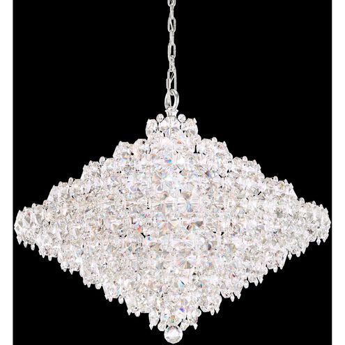 Baronet 28 Light Polished Stainless Steel Pendant Ceiling Light in Radiance