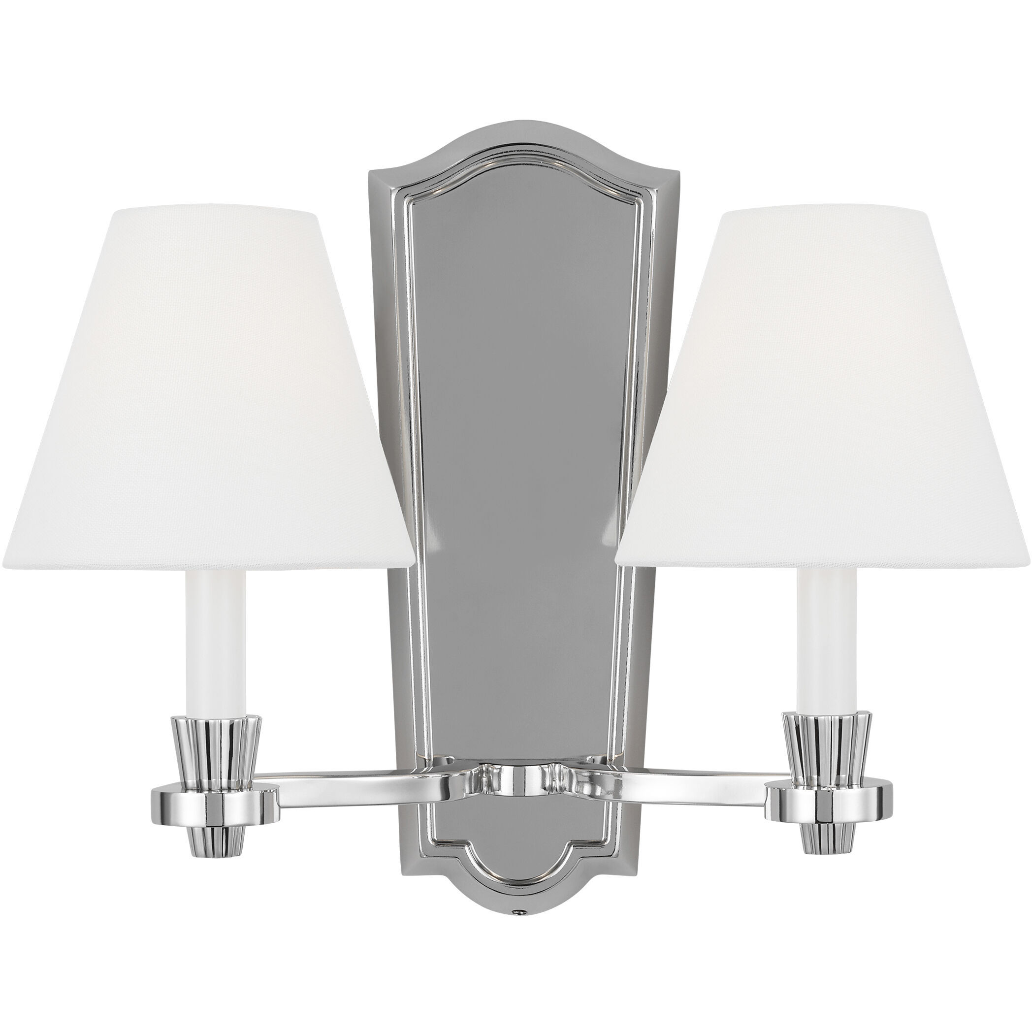 AH by Alexa Hampton Paisley 2 Light 15 inch Polished Nickel Wall Sconce Wall Light