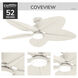 Coveview 52 inch Cream Outdoor Ceiling Fan