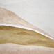 Optimist Ochre with Ivory and Champagne Gold Framed Wall Art