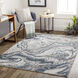 Allegro 108 X 79 inch Light Grey Rug, Rectangle