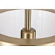 Yorktown 1 Light 10 inch Burnished Brass Pendant Ceiling Light