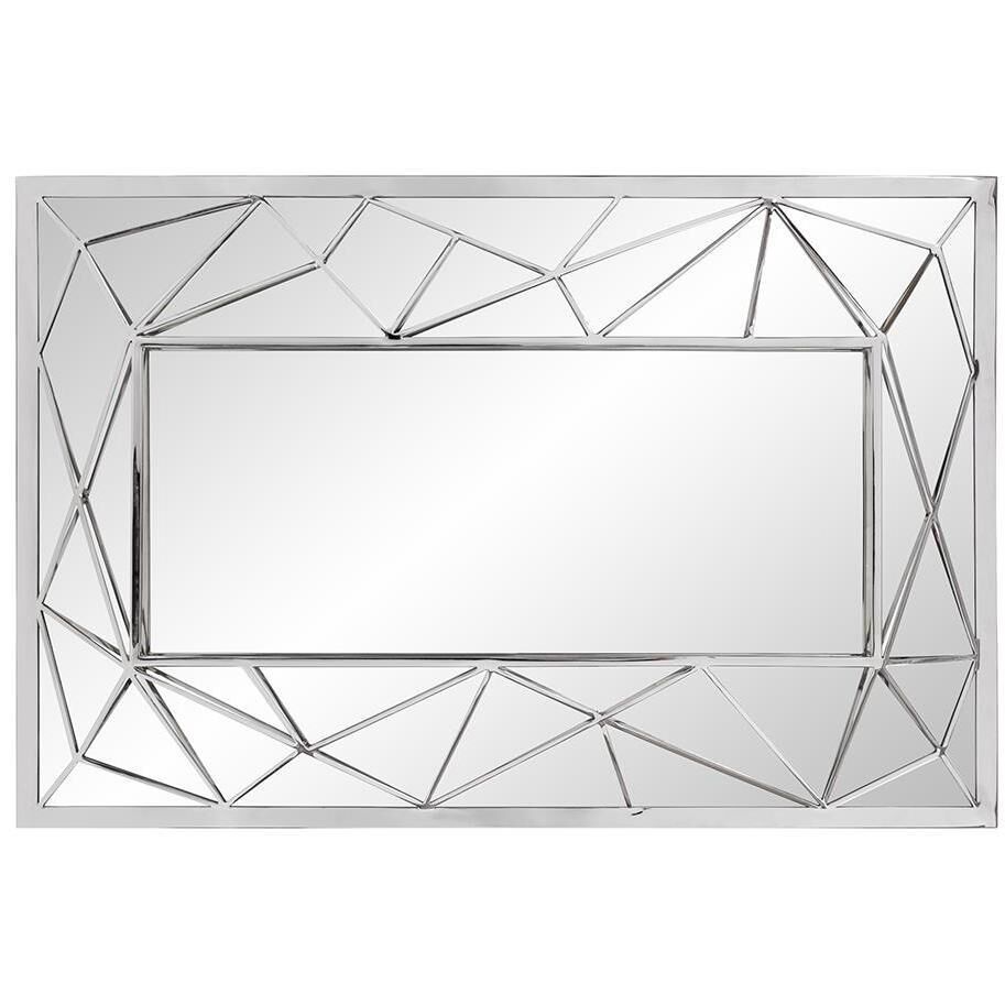 Mirax 35 X 23 inch Silver Wall Mirror