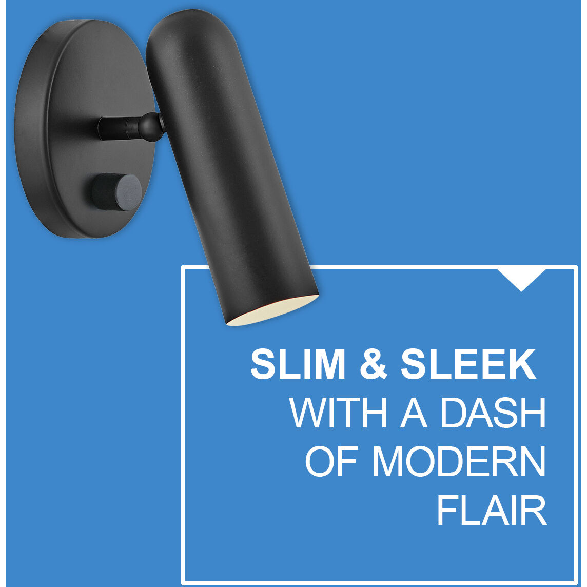 Dax LED 5 inch Black Indoor Wall Sconce Wall Light