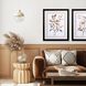 Florals Collection Brown Framed Art