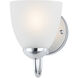 Axis 1 Light 5 inch Polished Chrome Wall Sconce Wall Light