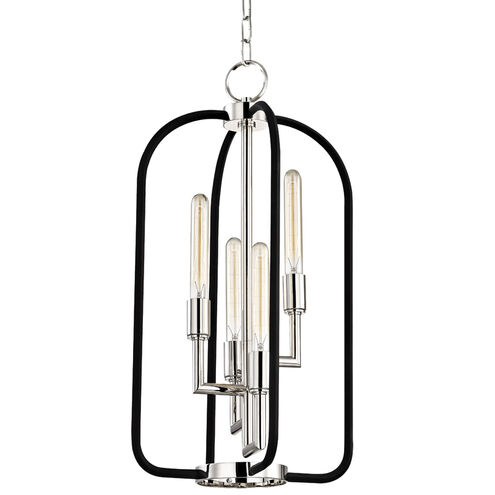 Angler 4 Light 15 inch Polished Nickel Chandelier Ceiling Light