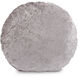 Amaron 18 inch Cement Crushed Velvet Pillow