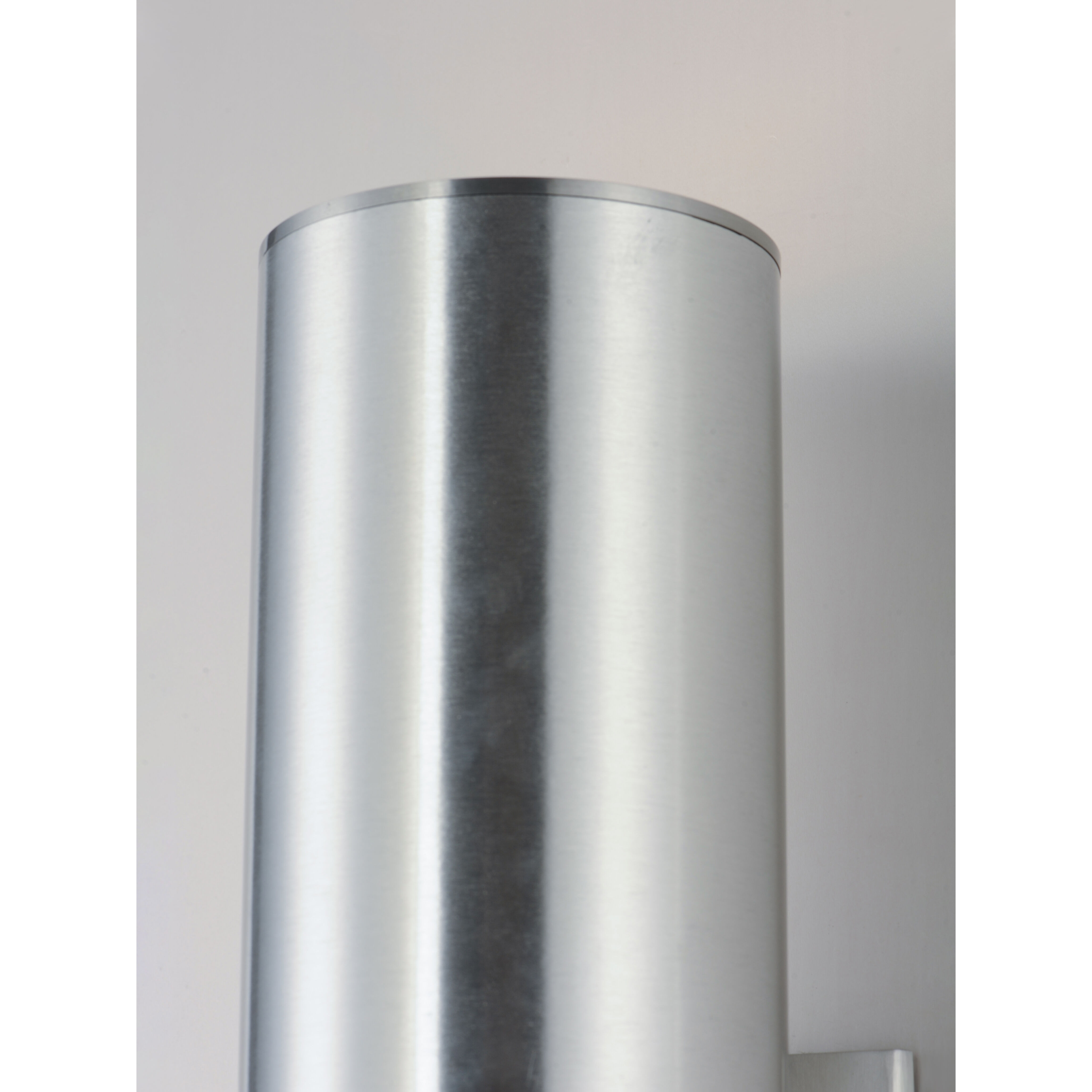 Outpost 2 Light 15 inch Brushed Aluminum Outdoor Wall Mount