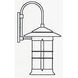 Newport 1 Light 27.12 inch Verdigris Patina Outdoor Wall Mount in White Opalescent