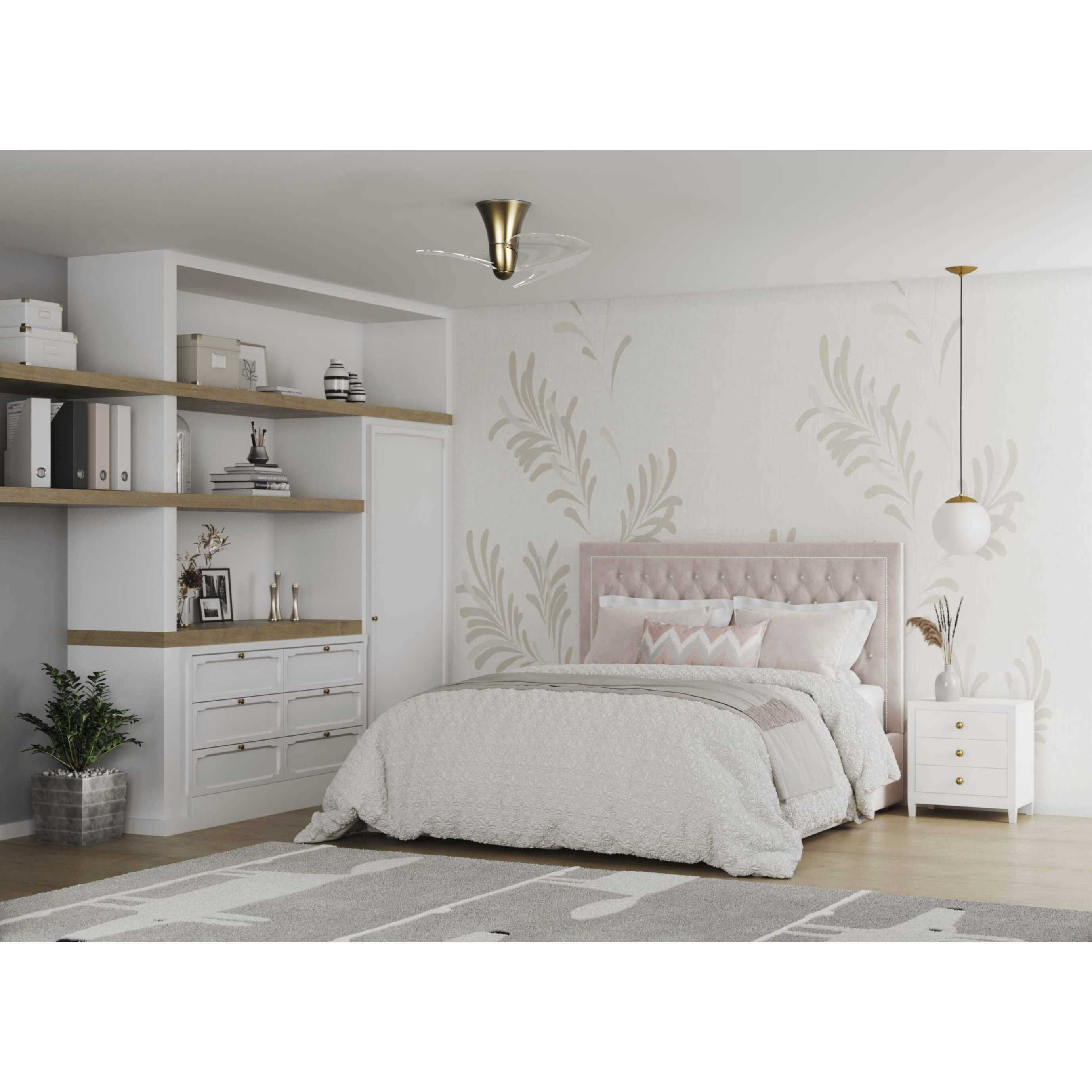 Atwell 1 Light 10 inch Brushed Bronze Pendant Ceiling Light, Medium