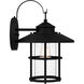 Lombard 1 Light 17 inch Matte Black Outdoor Wall Lantern