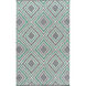 Juniper 63 X 39 inch Ivory, Emerald, Charcoal Rug