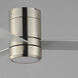 Tanker 52 inch Satin Nickel Ceiling Fan with Light Kit, Outdoor Ceiling Fan