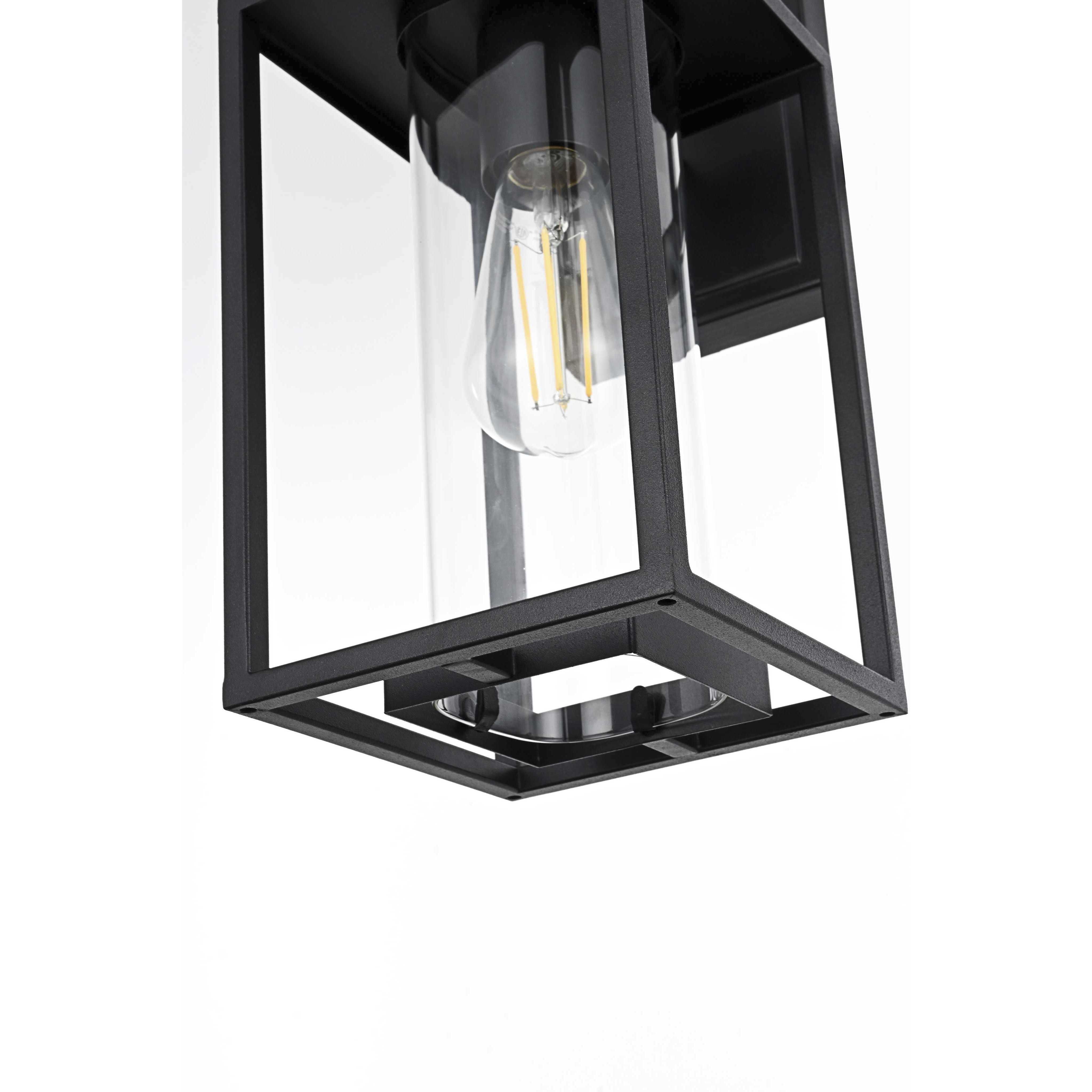 Memphis 1 Light 13.5 inch Black Outdoor Wall Sconce