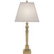 Ellie 33 inch 150.00 watt Polished Honey Brass Table Lamp Portable Light, Square