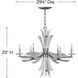 Vida LED 29.25 inch Glacial Chandelier Ceiling Light
