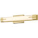 Chase LED 23 inch Modern Gold Bath Vanity Light Wall Light