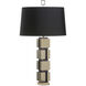 Wildwood 100.00 watt Polished Nickel/Black Table Lamp Portable Light
