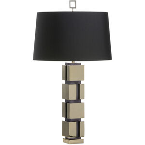 Wildwood 100.00 watt Polished Nickel/Black Table Lamp Portable Light