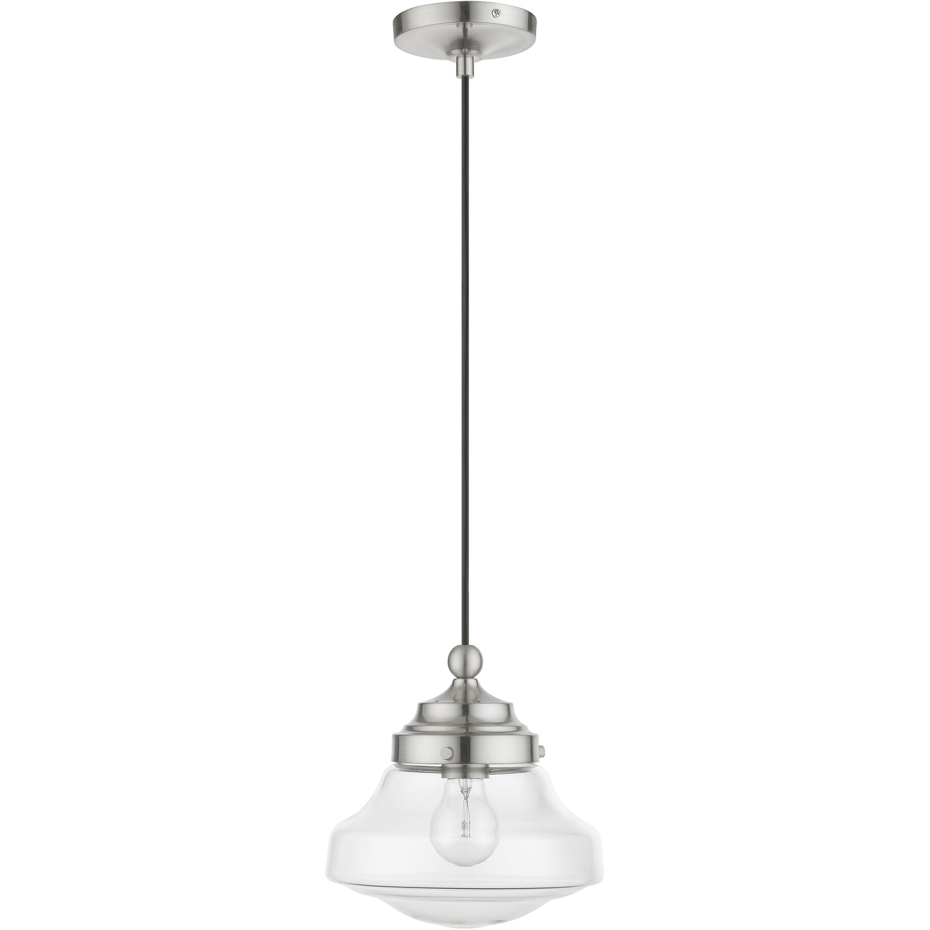 Avondale 1 Light 9 inch Brushed Nickel Mini Pendant Ceiling Light