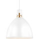 Sean Lavin Brynne LED 16.5 inch Flat White Pendant Ceiling Light