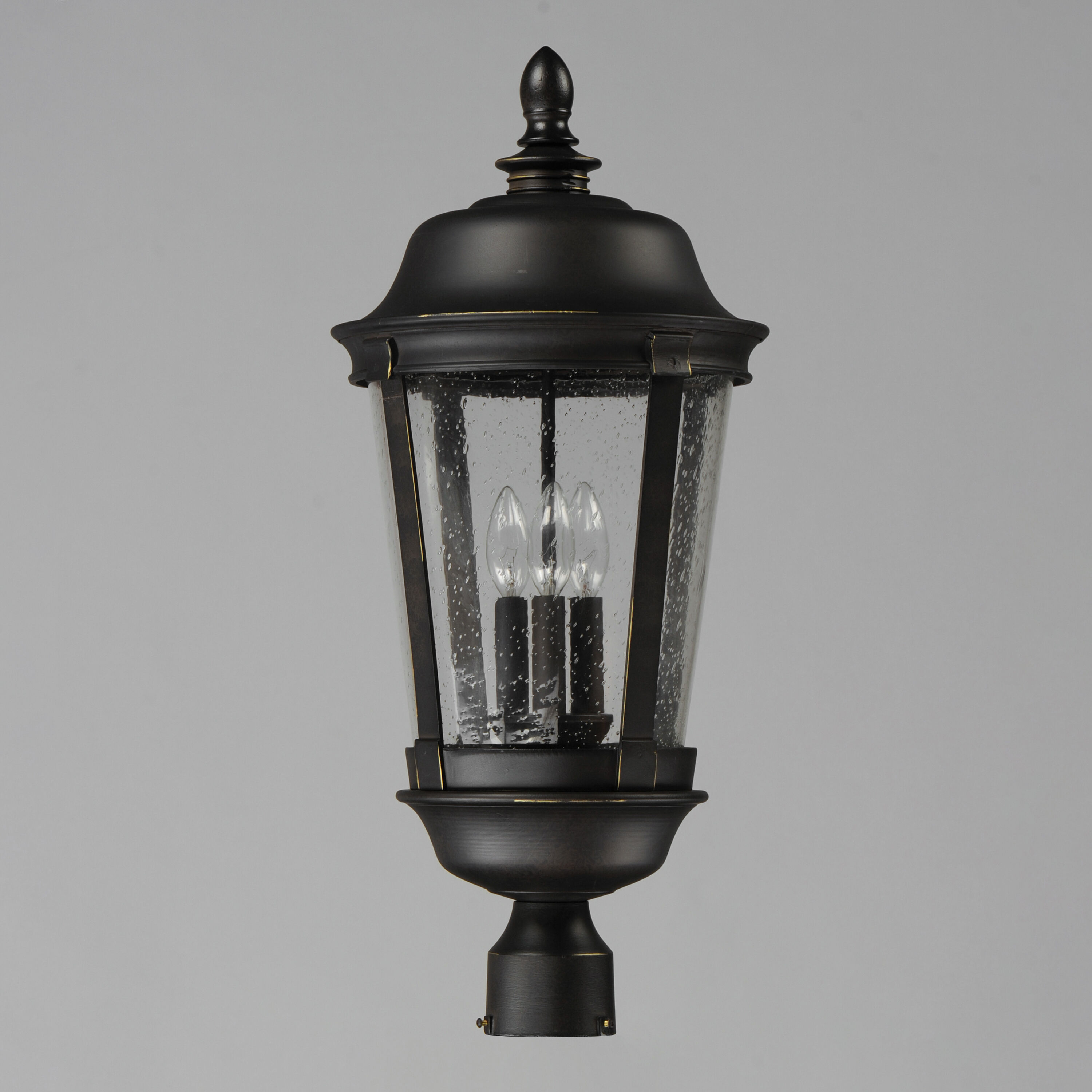 Dover VX 3 Light 25.5 inch Bronze Outdoor Pole/Post Lantern