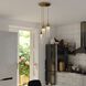 Thalia LED 10 inch Antique Gold Pendant Ceiling Light