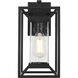 Willington 1 Light 13.5 inch Black Outdoor Wall Sconce