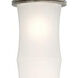 Kane 1 Light 5 inch Smokey Taupe with Polished Nickel Pendant Ceiling Light in Smoky Taupe