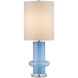 Aquaviva 27.75 inch 150 watt Blue and Clear Table Lamp Portable Light