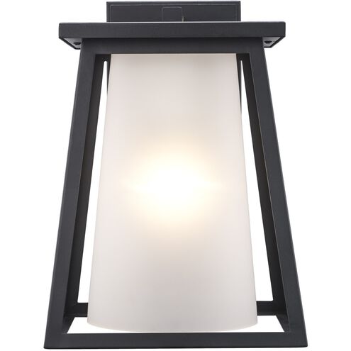 Kingsbury 1 Light 14 inch Black Outdoor Wall Lantern