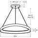 Pyra 1 Light 34 inch White Pendant Ceiling Light