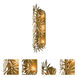 Jardin Wall Sconce Wall Light in Oxidized Gold Leaf