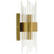 Corwin LED 6.25 inch Brass Wall Sconce Wall Light