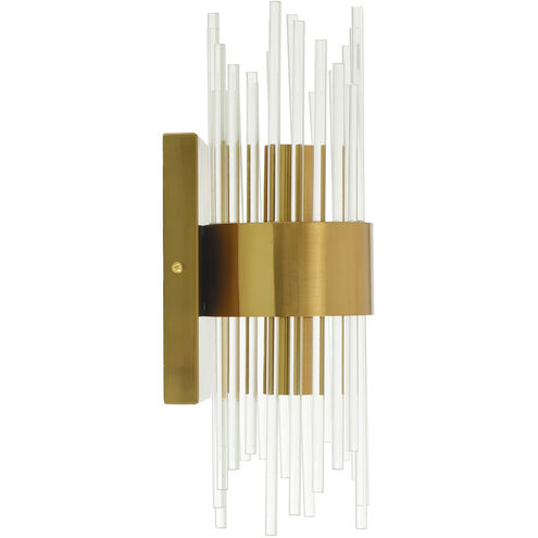 Corwin LED 6.25 inch Brass Wall Sconce Wall Light