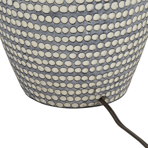 Alese 25.5 inch 150.00 watt Grey Wash Table Lamp Portable Light