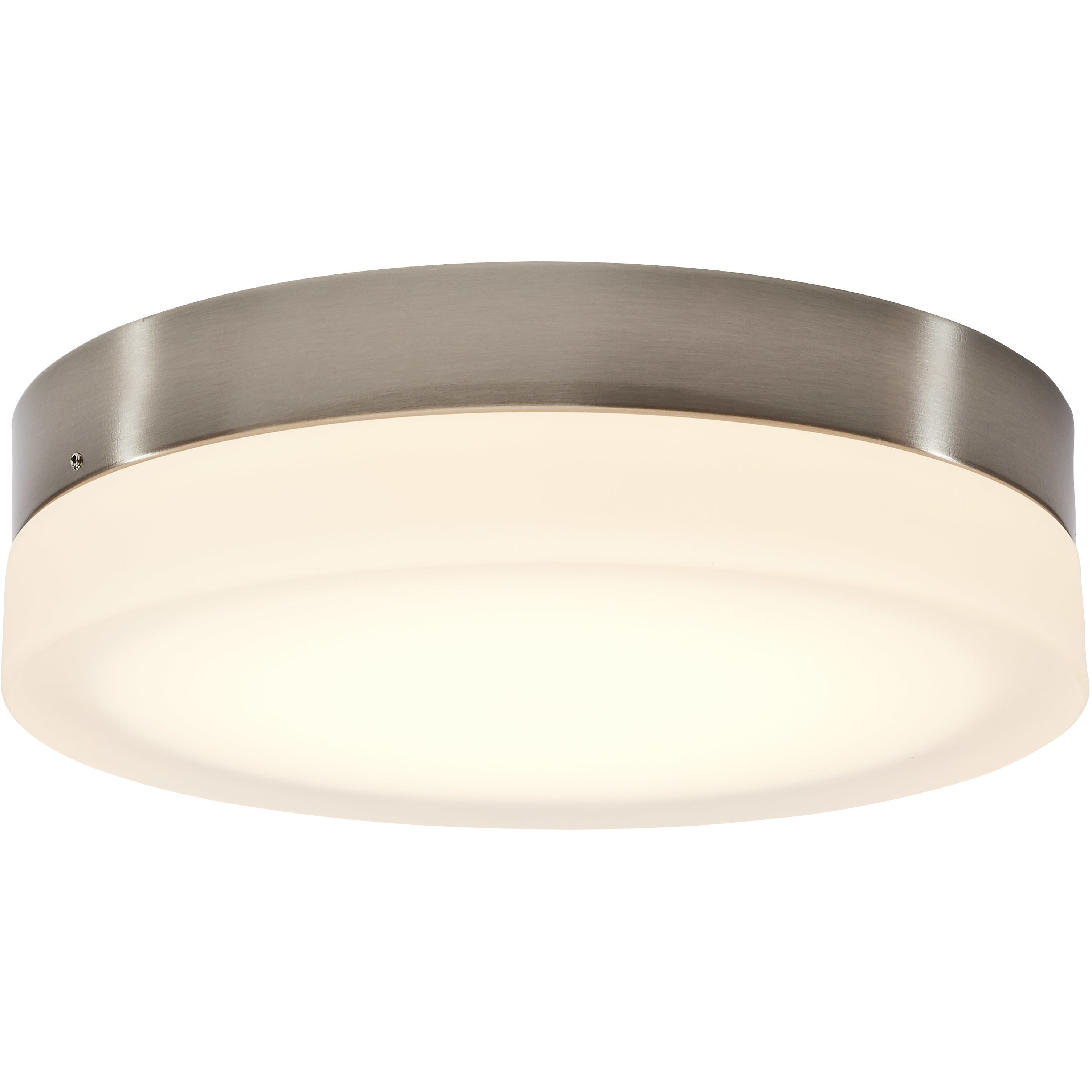 Pi LED 11 inch Brushed Nickel LED Flush Mount Ceiling Light