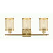 Nestbrook 3 Light 26 inch Satin Gold Bath Vanity Light Wall Light