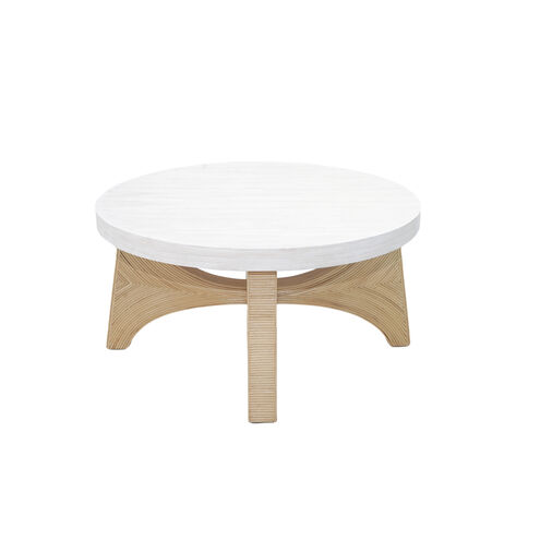 Sconset 36 X 36 inch Natural with White Ash Coffee Table