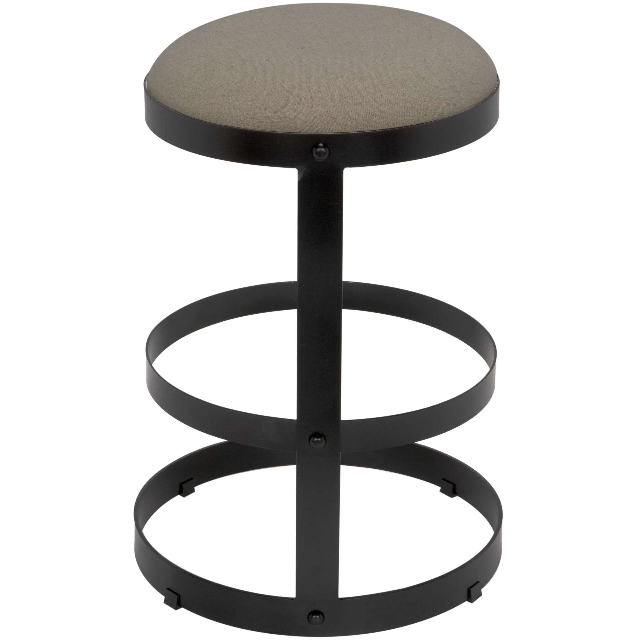 Dior 26 inch Matte Black Counter Stool