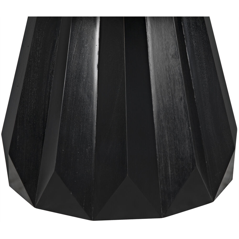 Brosche 60 X 60 inch Hand Rubbed Black Dining Table