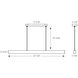 Boulevard Pendant 1 Light 1.88 inch Black Pendant Ceiling Light, Linear