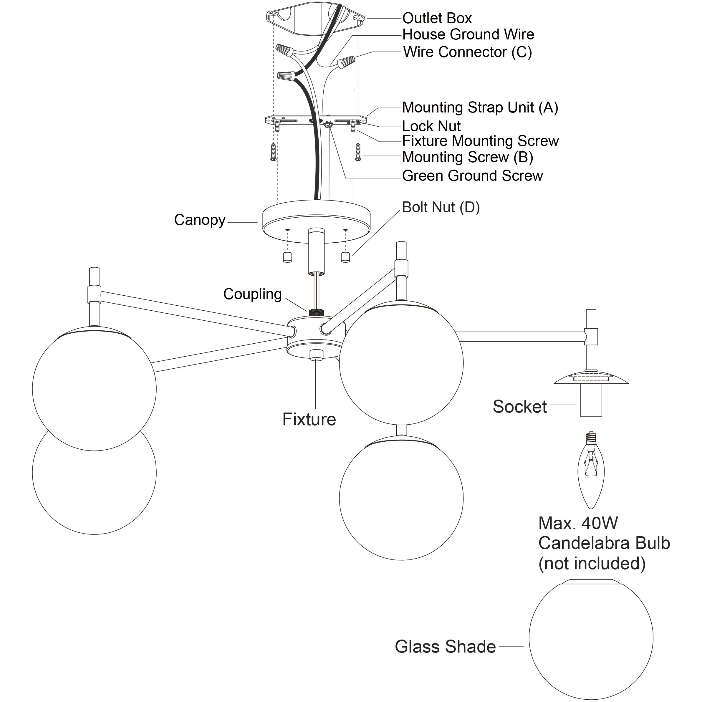 Armitage LED 32 inch Matte Black Semi-Flush Mount Ceiling Light