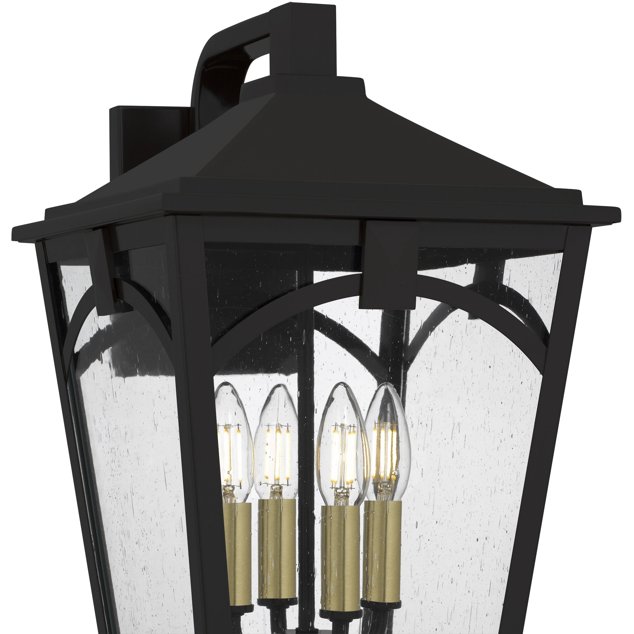 Jaxon 4 Light 17.25 inch Western Bronze Outdoor Wall Lantern