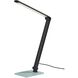 Douglas 16.75 inch 6 watt Matte Black with Glossy Black Joints LED Multi-Function Desk Lamp Portable Light, Simplee Adesso