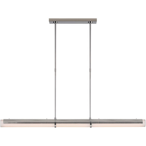 Kelly Wearstler Precision Linear Chandelier Ceiling Light in Polished Nickel, Large