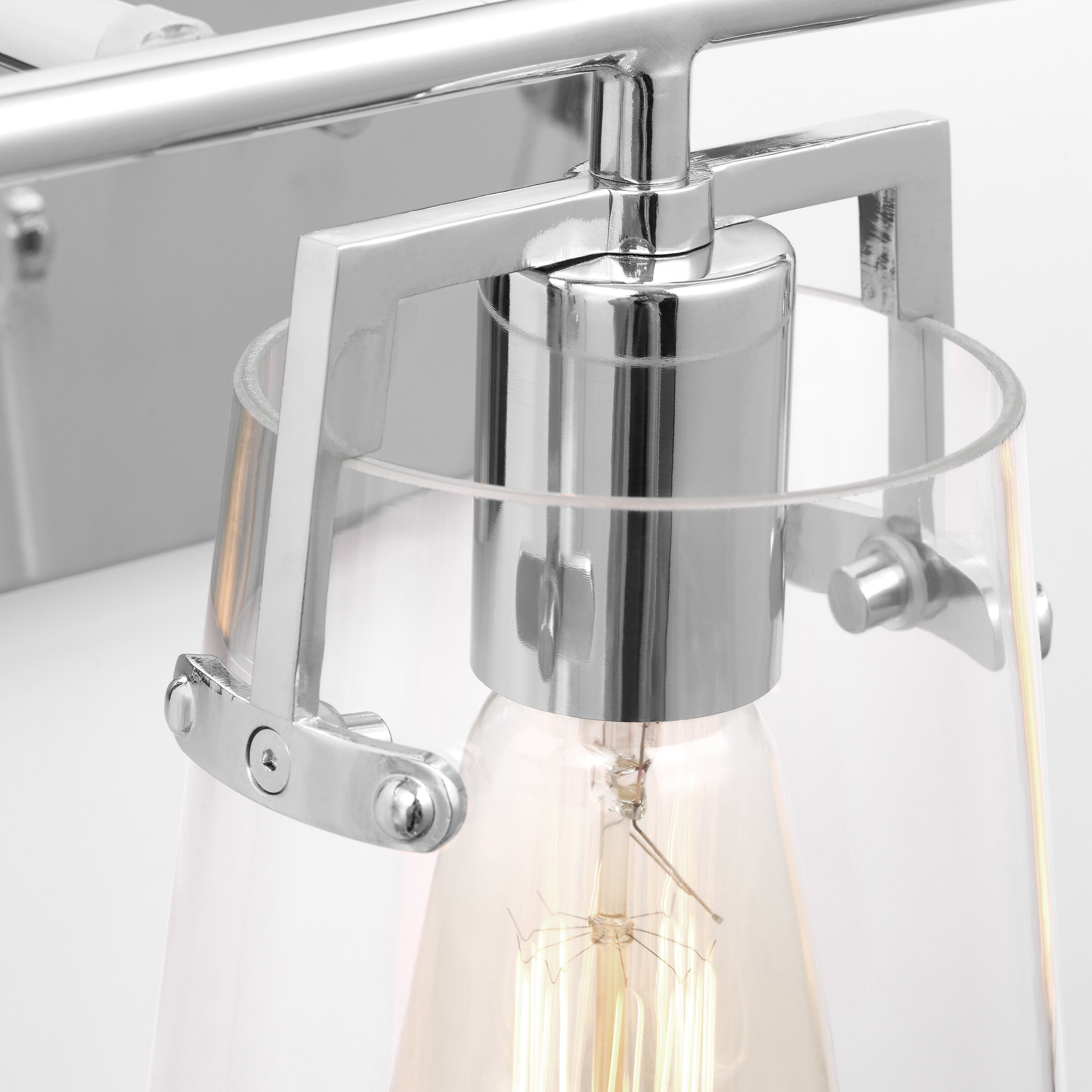 Drew & Jonathan Crofton 3 Light 24 inch Chrome Wall Bath Fixture Wall Light