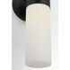 Drew & Jonathan Lawson 2 Light 4.92 inch Midnight Black Wall Sconce Wall Light in Standard